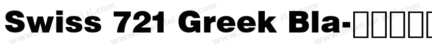 Swiss 721 Greek Bla字体转换
